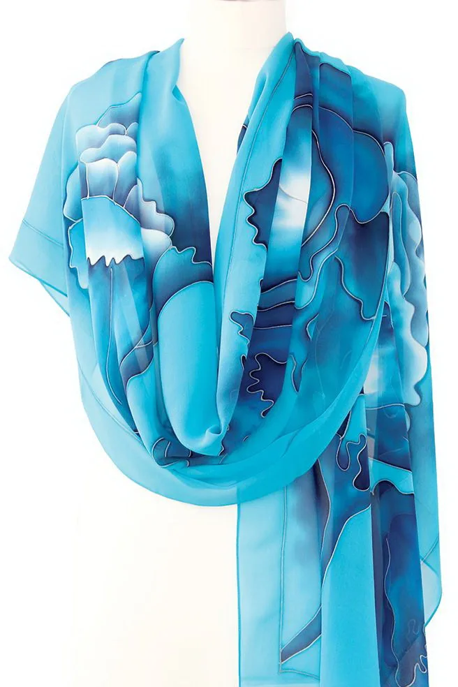 Hand Painted Silk