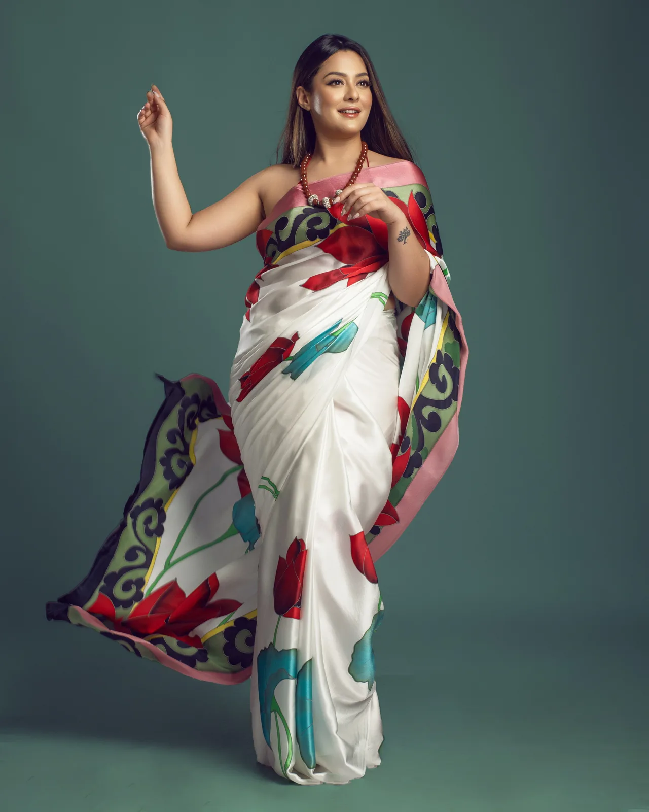 Hand Painted Silk