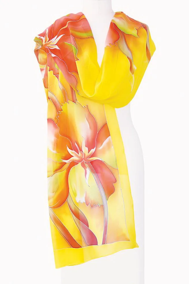 Hand Painted Silk
