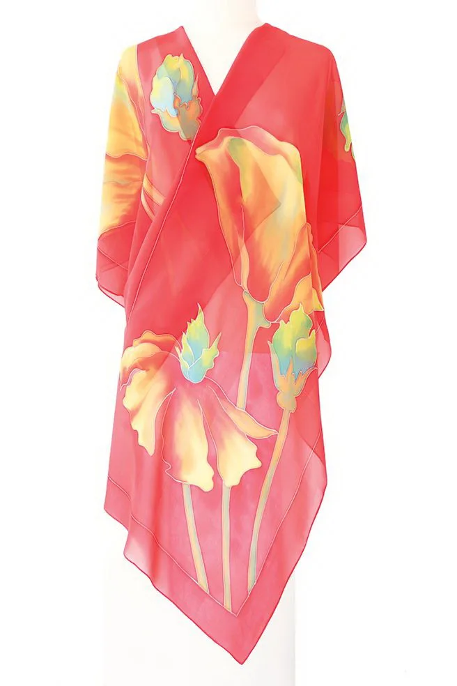 Hand Painted Silk