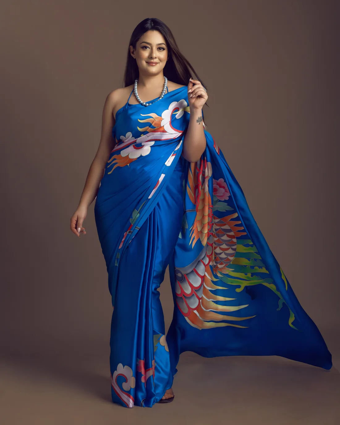 Hand-Painted Silk — From our hand-painted silk range.