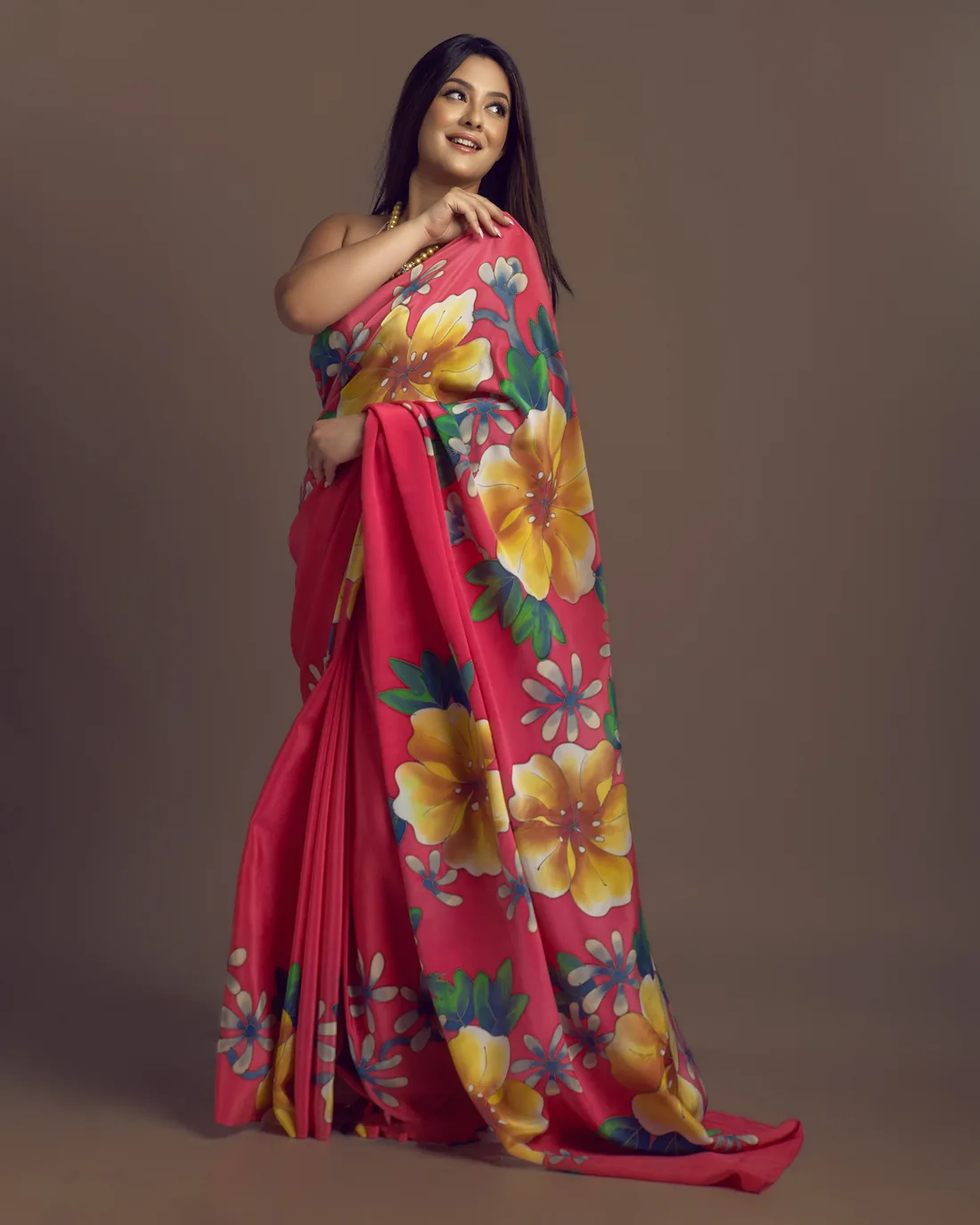 Hand-Painted Silk — From our hand-painted silk range.