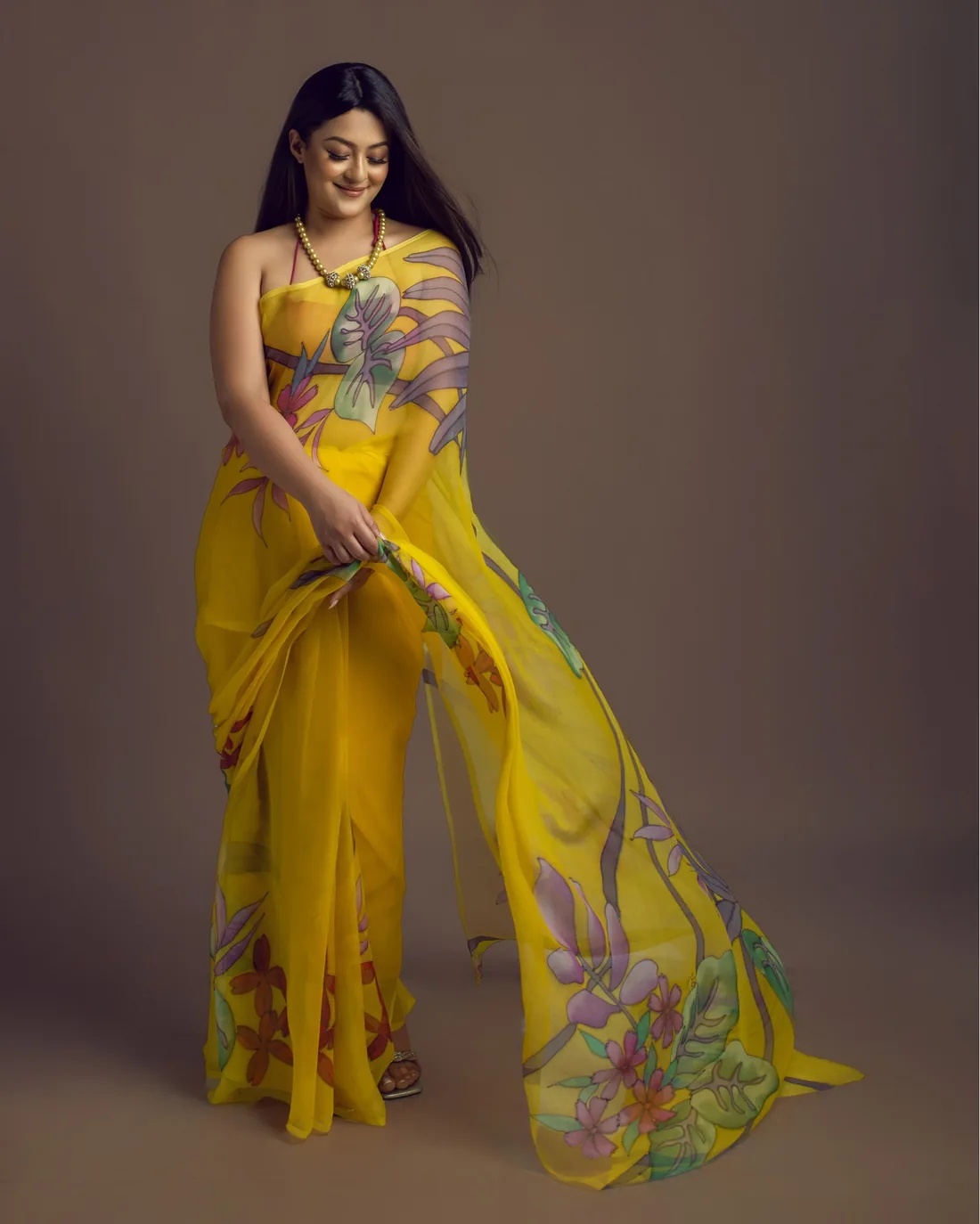 Hand-Painted Silk — From our hand-painted silk range.